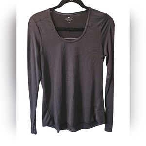 Women's Black Long Sleeve Top athleisure wear, size small